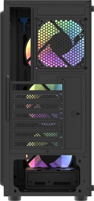 DarkFlash DK151 Black, Glasfenster