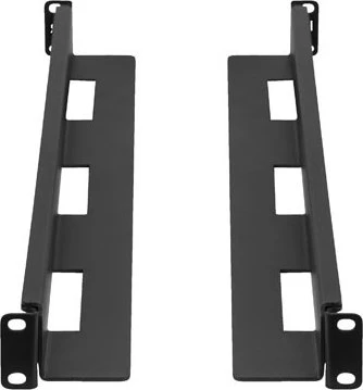 Lanberg 19" Server Rack Schienen, Gleitschienen, RAL 9004, 397mm, 1HE