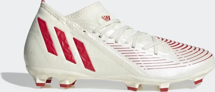adidas Predator Edge.3 FG off white/vivid red/gold metallic (Herren)