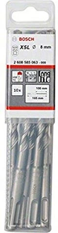 Bosch Professional SDS-plus-7 Hammerbohrer, 8x100x165mm, 10 Stück