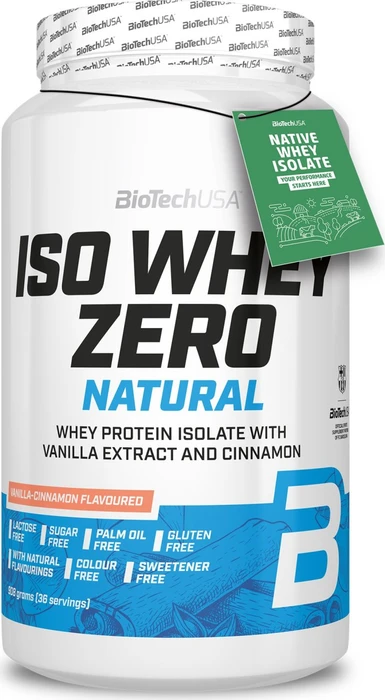 BioTech USA Iso Whey Zero Natural Erdbeere 908g