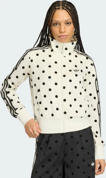 adidas Satin Polka Dots TT Track Top Trainingsjacke off white (Damen)