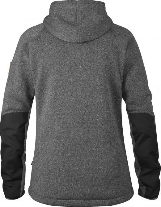 Fjällräven Övik Fleece Hoodie Funktionsjacke dark grey (Damen)