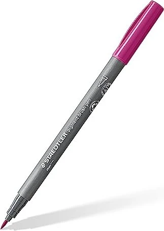Staedtler pigment brush pen 371 pflaume, 10er-Pack
