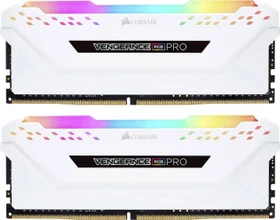 Corsair Vengeance RGB PRO weiß UDIMM 32GB Kit, DDR4-3466, CL16-18-18-36