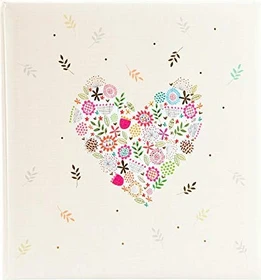 Goldbuch Buch Fotoalbum Flowers in the Heart 30x31