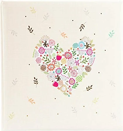 Goldbuch Buch Fotoalbum Flowers in the Heart 30x31