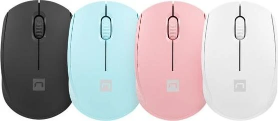 Natec Stork Wireless Mouse weiß, USB
