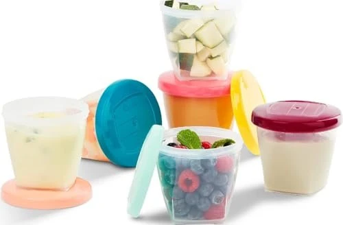 Babymoov Babybols Aufbewahrungsbehälter 250ml, 6 Stück