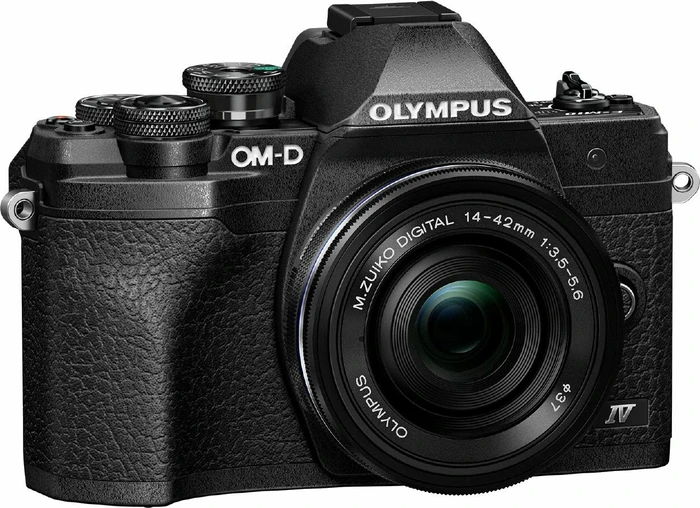 Olympus OM-D E-M10 Mark IV schwarz mit Objektiv M.Zuiko digital ED 14-42mm 3.5-5.6 EZ