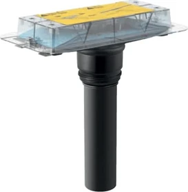 Geberit Rohbauset für Duschrinnen der Reihe CleanLine, stockwerksdurchdringende Installation