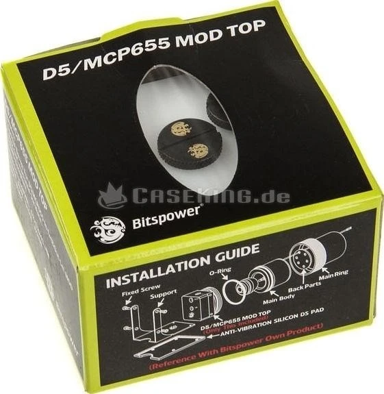 Bitspower D5 Mod Top weiß