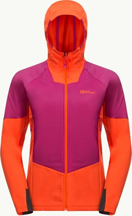 Jack Wolfskin Alpspitze Ins Hybrid Hoody Funktionsjacke new magenta (Damen)