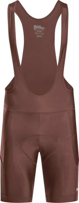 Jack Wolfskin Morobbia Bib Shorts Fahrradhose kurz dark rust (Herren)