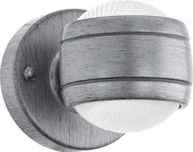 Eglo Sesimba Wandleuchte 2-flammig silber antik