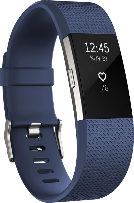 Fitbit Charge 2 XL Aktivitäts-Tracker marineblau