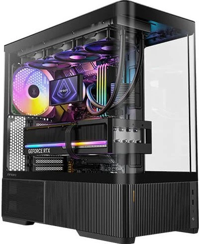 Antec C6 Curve Black, Glasfenster