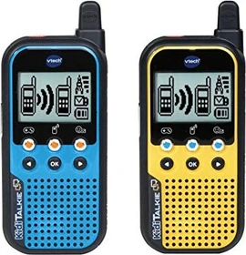VTech KidiTalkie Kinder Walkie Talkie blau/gelb