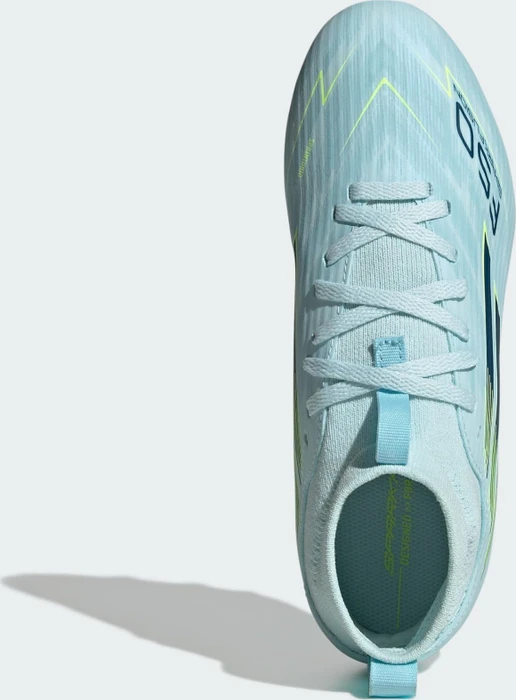 adidas F50 Sparkfusion League Mid Cut FG/AG almost blue/dusky petrol/hi-res yellow (Junior)