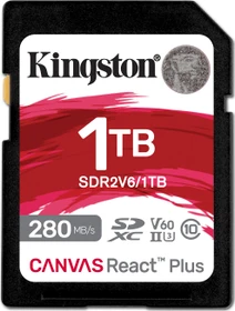 Kingston Canvas React Plus V60 R280/W150 1TB, UHS-II U3, Class 10
