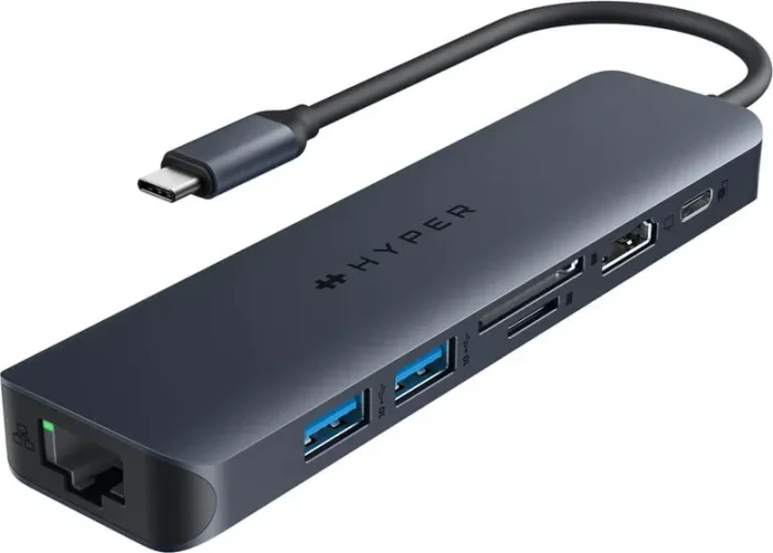 Hyper HyperDrive Next 7-Port USB-C Hub, blau, USB-C 3.1 [Stecker]