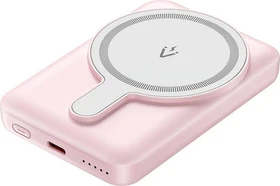 Vention Magnetic Wireless Power Bank 5000mAh rosa/grau