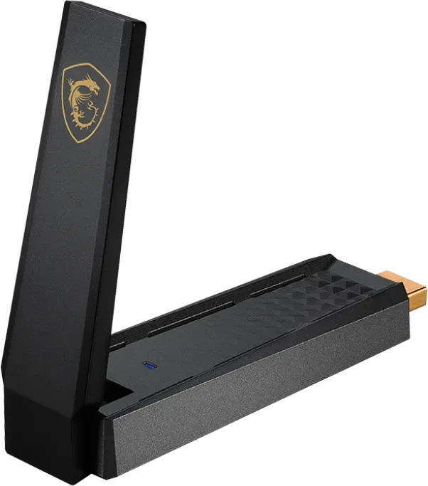 MSI AXE5400, 2.4GHz/5GHz/6GHz WLAN, USB-A 3.0 [Stecker]