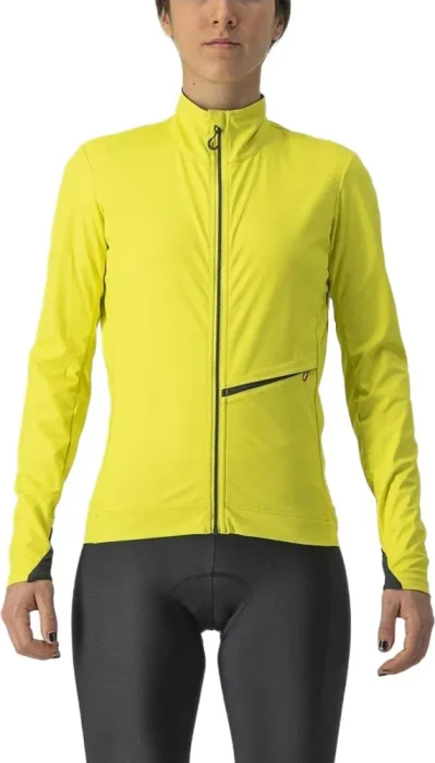 Castelli Go Fahrradjacke brilliant yellow/dark gray (Damen)