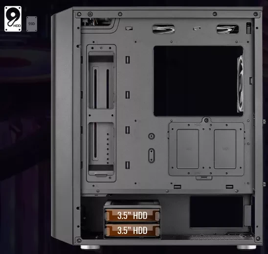 AeroCool Interstellar, Glasfenster