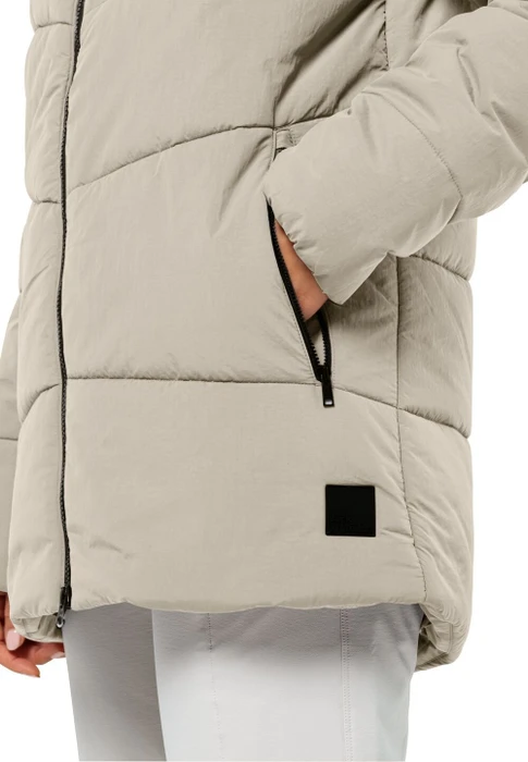 Jack Wolfskin Karolinger Long Funktionsjacke seal (Damen)