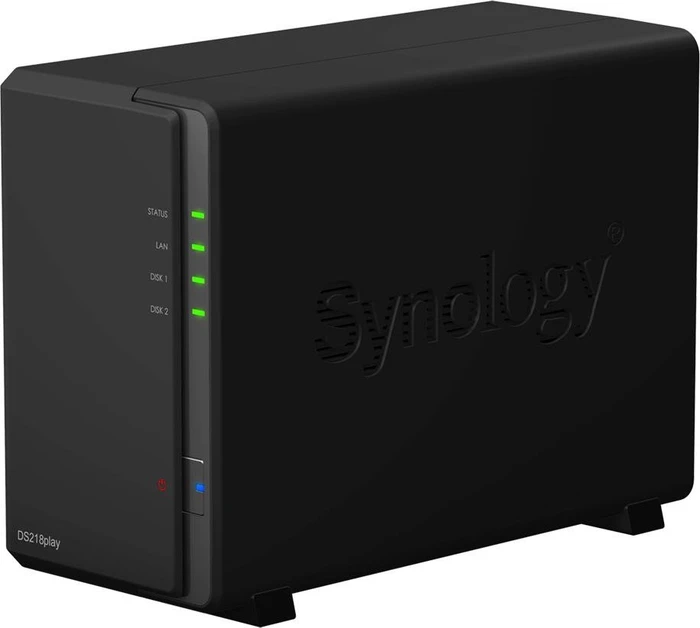 Synology DiskStation DS218play 20TB, 1GB RAM, 1x RJ-45 1000Base-T, 2x USB-A 3.0