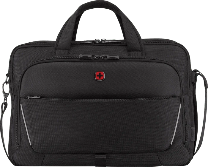 Wenger Meteor Brief 16-17" Laptop-Aktentasche, schwarz