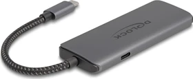 DeLOCK USB Type-C Dockingstation 8K, USB-C 3.0 [Stecker] (87804)