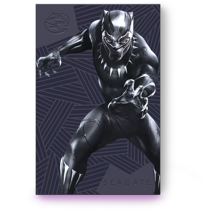 Seagate FireCuda Gaming HDD - Black Panther Special Edition, 2TB, +Rescue, USB 3.0 Micro-B