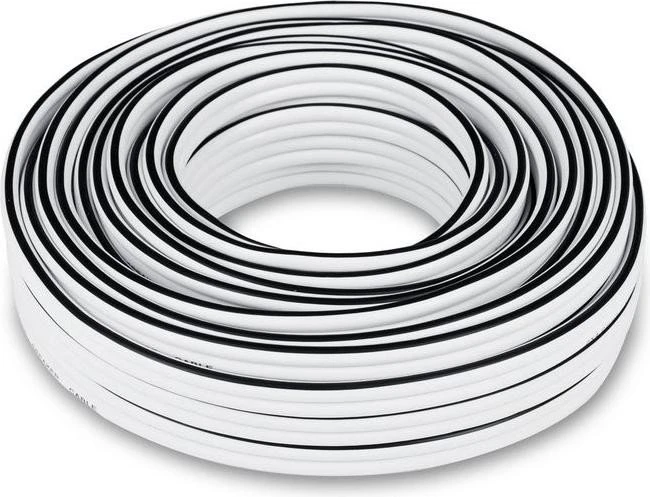 Teufel Lautsprecherkabel 2x 4.0mm² 15m weiß