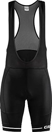 Craft Rise Bibshort Fahrradhose kurz schwarz/weiß (Herren)