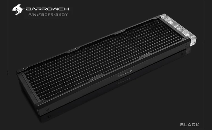 Barrow BarrowCH Chameleon Fish Series Radiator 360, PMMA, black