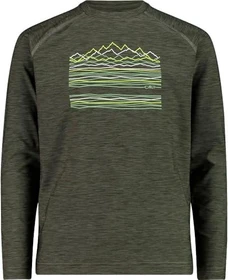 CMP Funktionsshirt langarm olive melange (Herren)