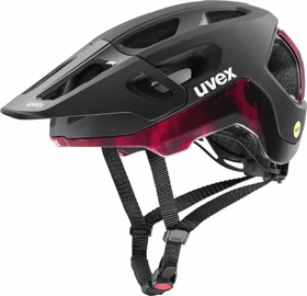 UVEX React MIPS Helm black/ruby red matt