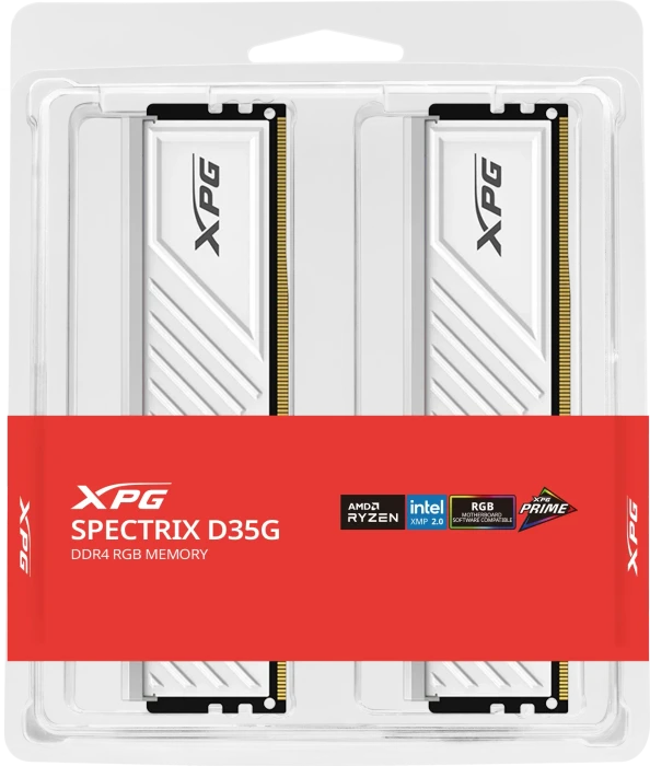ADATA XPG Spectrix D35G White Edition UDIMM 64GB Kit, DDR4-3200, CL16-20-20