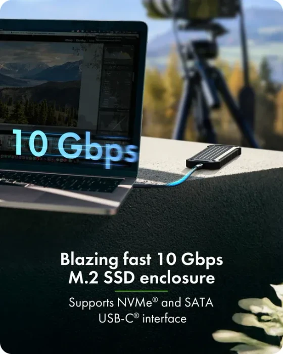 RaidSonic Icy Box IB-1827MCP-C31, M.2 NVMe/SATA SSD Enclosure, USB-C 3.1