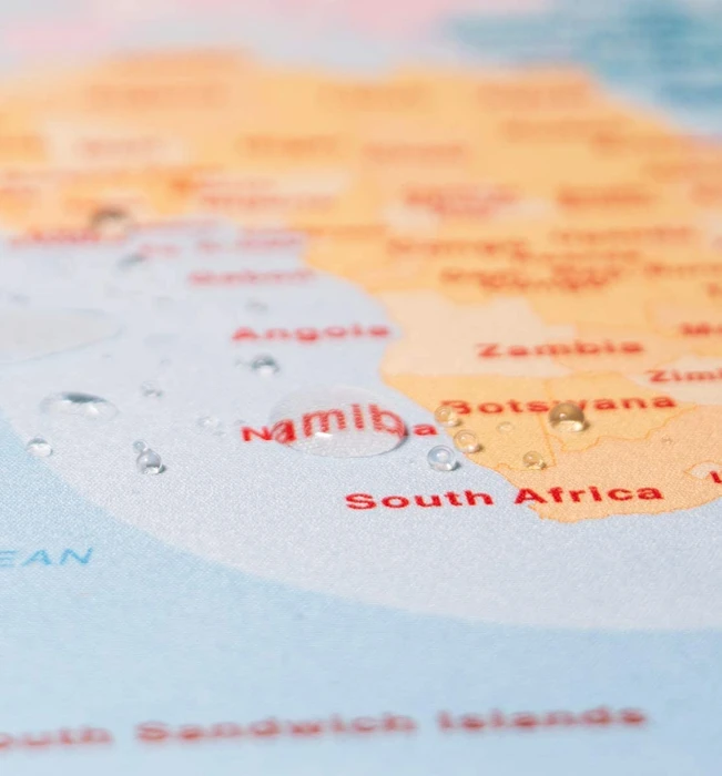 Grupo Erik Editores World Map 2 XL, 800x350mm, Motiv blau