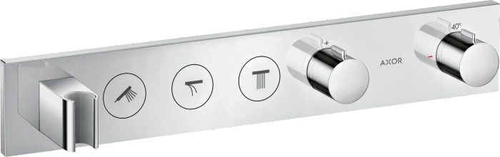 Hansgrohe AXOR ShowerSolutions Thermostatmodul Select 530/90 Unterputz für 3 Verbraucher brushed gold optic