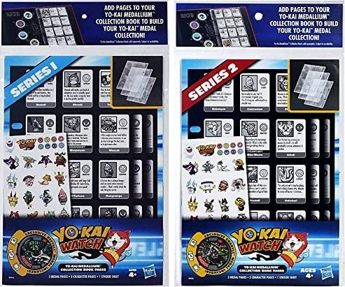 Hasbro Yo-Kai Watch Sammelhüllen incl. 1 Medaille