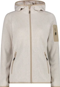 CMP Knit Tech Fleece Hoody Jacke vanilla/white (Damen)