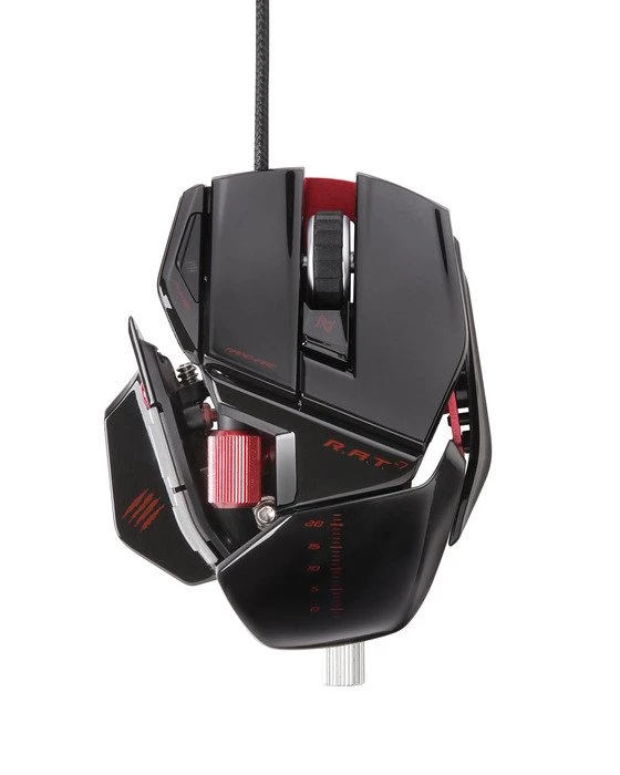 MadCatz Cyborg R.A.T. 7 Gaming Mouse schwarz glänzend, USB