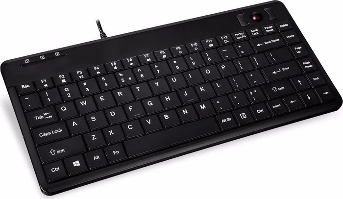 Perixx Periboard-505H PLUS Wired Trackball Keyboard, USB, DE