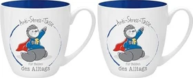 Sheepworld Kaffeebecher Anti-Stress Tasse für Helden 450ml
