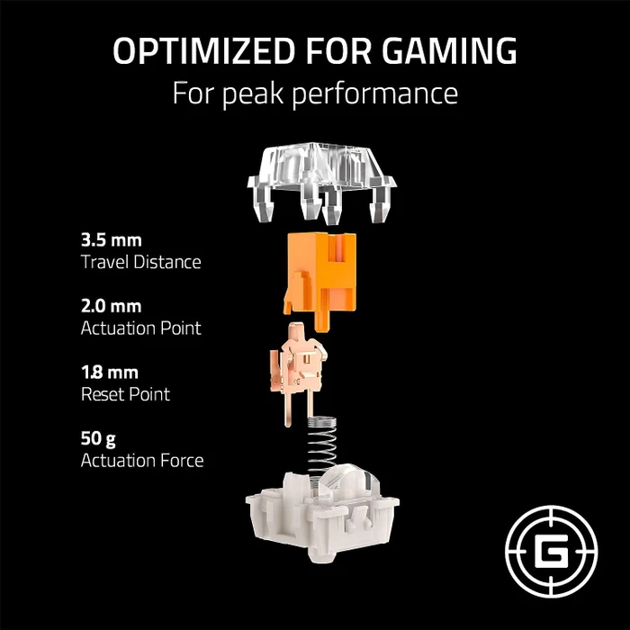 Razer Orange Tactile Gen-3 Switch Set, 36er-Pack