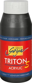 Kreul Solo Goya Triton S Acrylic Acrylfarbe, schwarz, 750ml